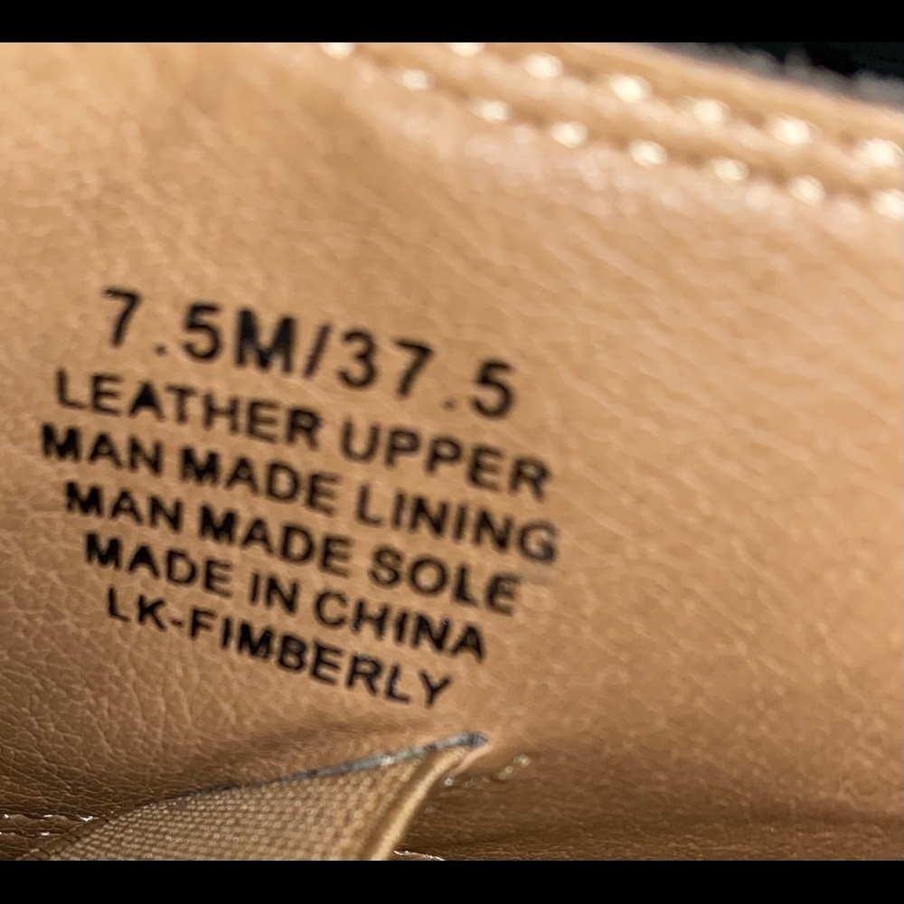 Lucky Brand Size 7.5M Leather Taupe Shoes - Picture 10 of 16